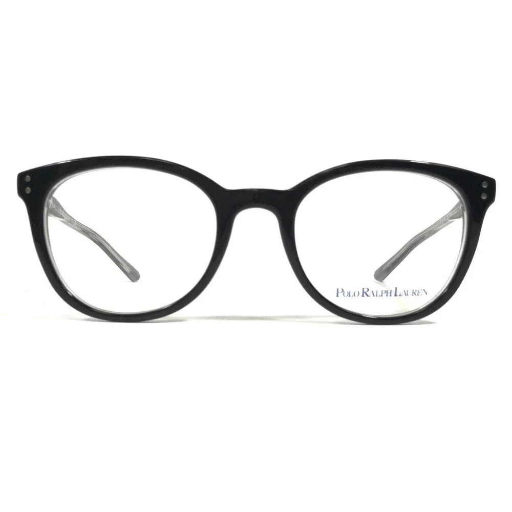 Polo Ralph Lauren Eyeglasses Frames 8529 3163 Black Round Full Rim 47-19-130